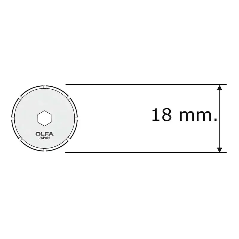 Repuesto Olfa Prb18 Prepicado 18mm Para Prc-2 (2 Repuestos) - Imagen 3
