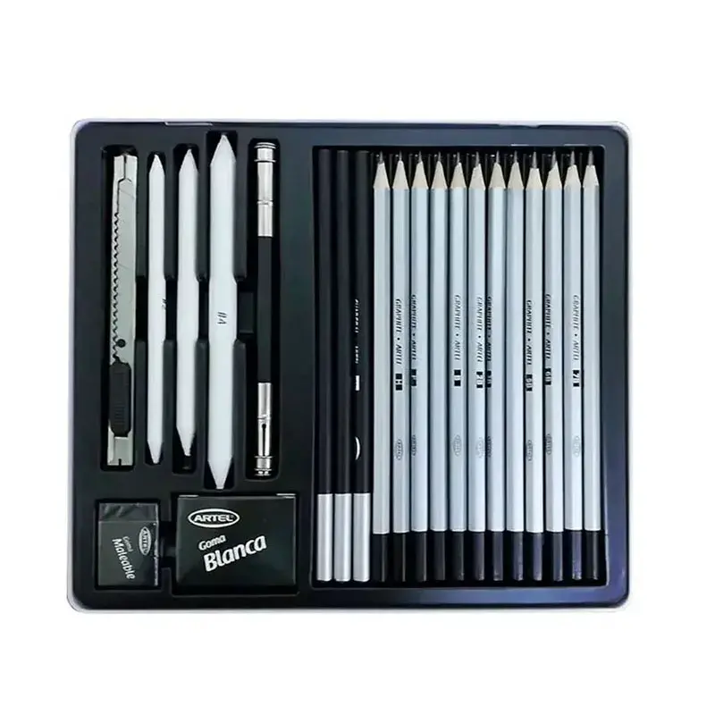 Set de Lápices ArtĂsticos Artel Croquis y Esbozo - Imagen 2