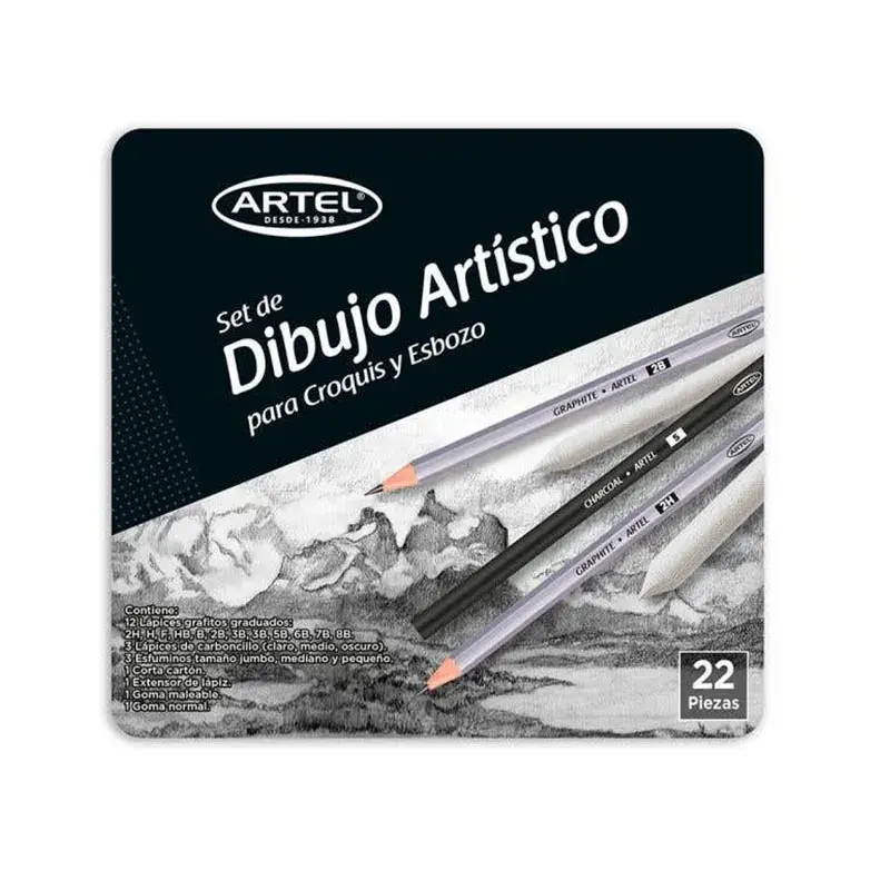 Set de Lápices ArtĂsticos Artel Croquis y Esbozo
