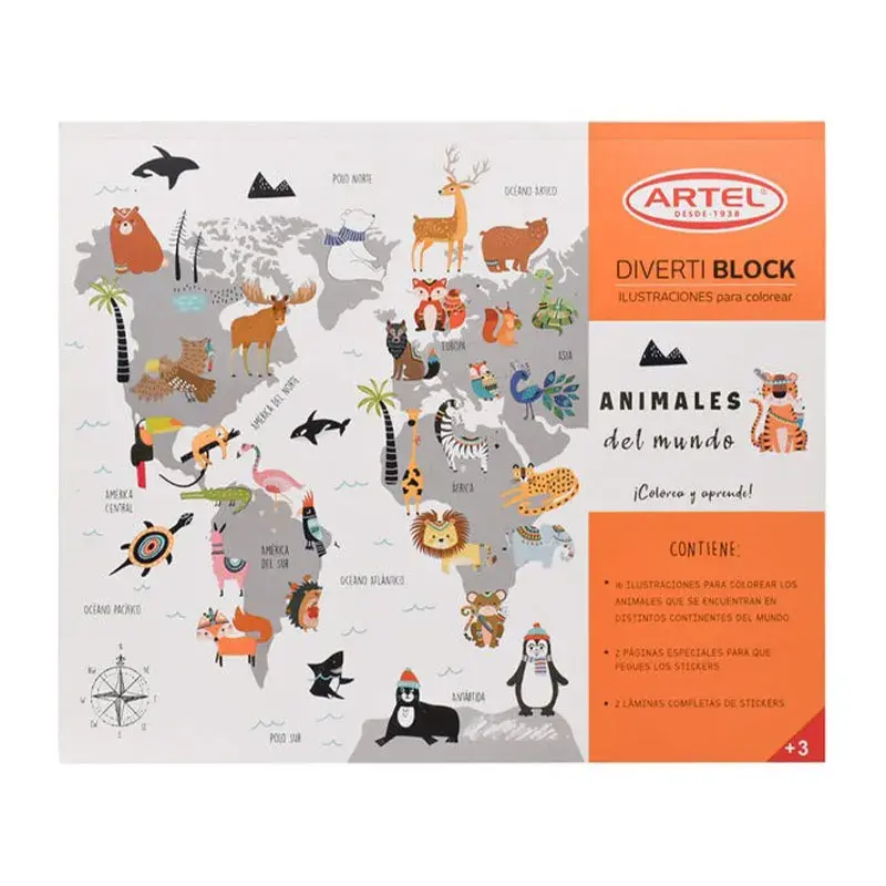 Libro Para Colorear Diverti Block Artel - Imagen 5