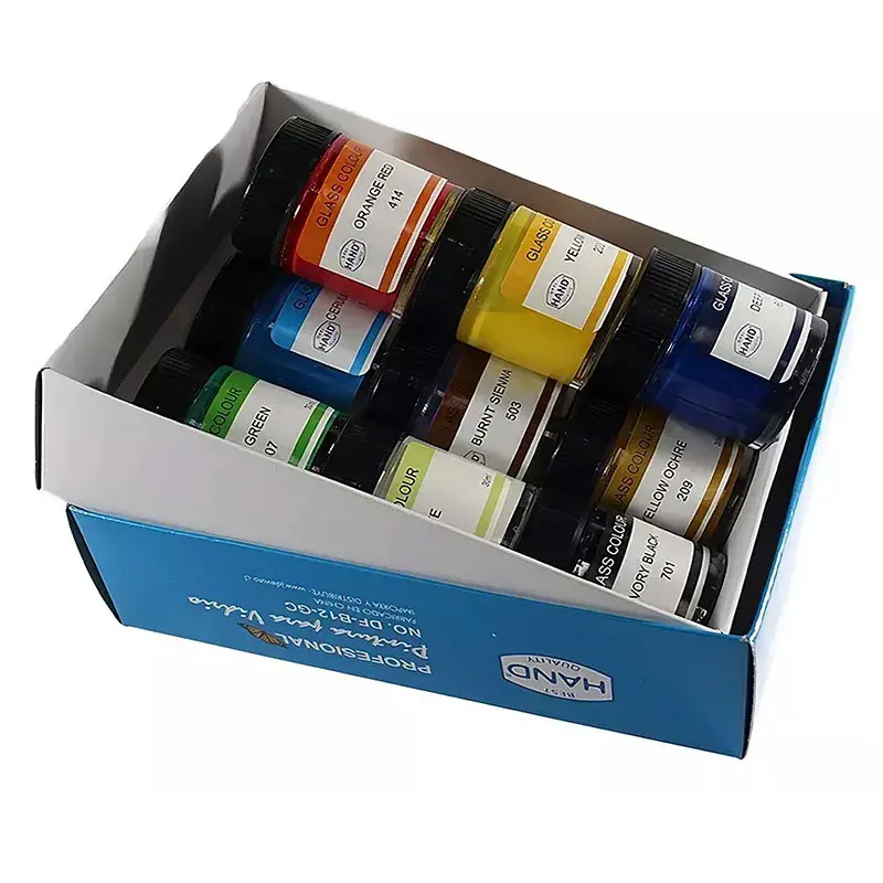 Pintura Para Vidrio 12 Colores - Imagen 4