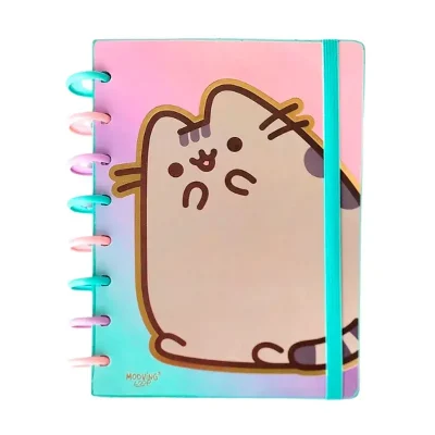 Cuaderno Discos Pusheen A5