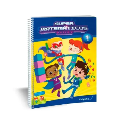 Cuaderno Caligrafix Supermatematicos N1