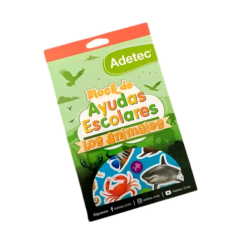 Block Ayuda Escolar Los Animales Adetec