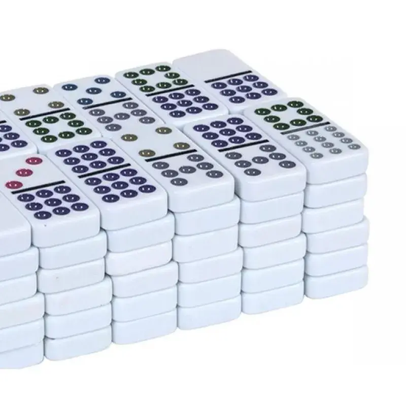 Domino Chancho 12 Tren Mexicano Caja Metal - Imagen 2