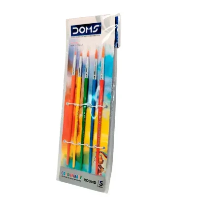 Set 5 Pincel Redondo 0-1-2-4-6 Doms