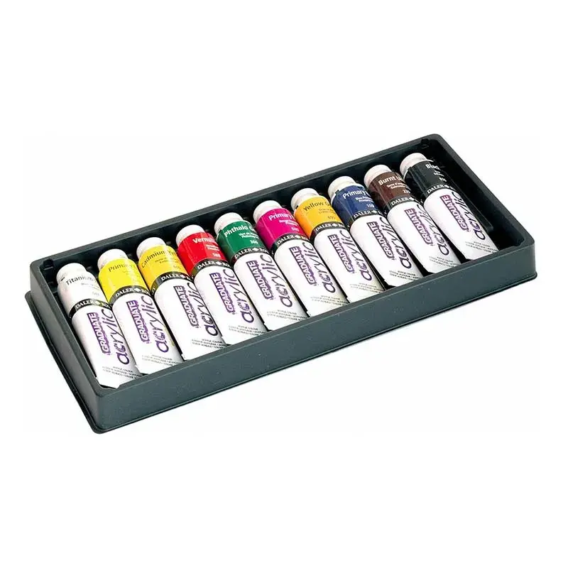 Set AcrÃlico 10 Colores 38ml Graduate - Imagen 2