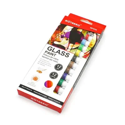 Set Pintura Vidrio 12ml Motarro