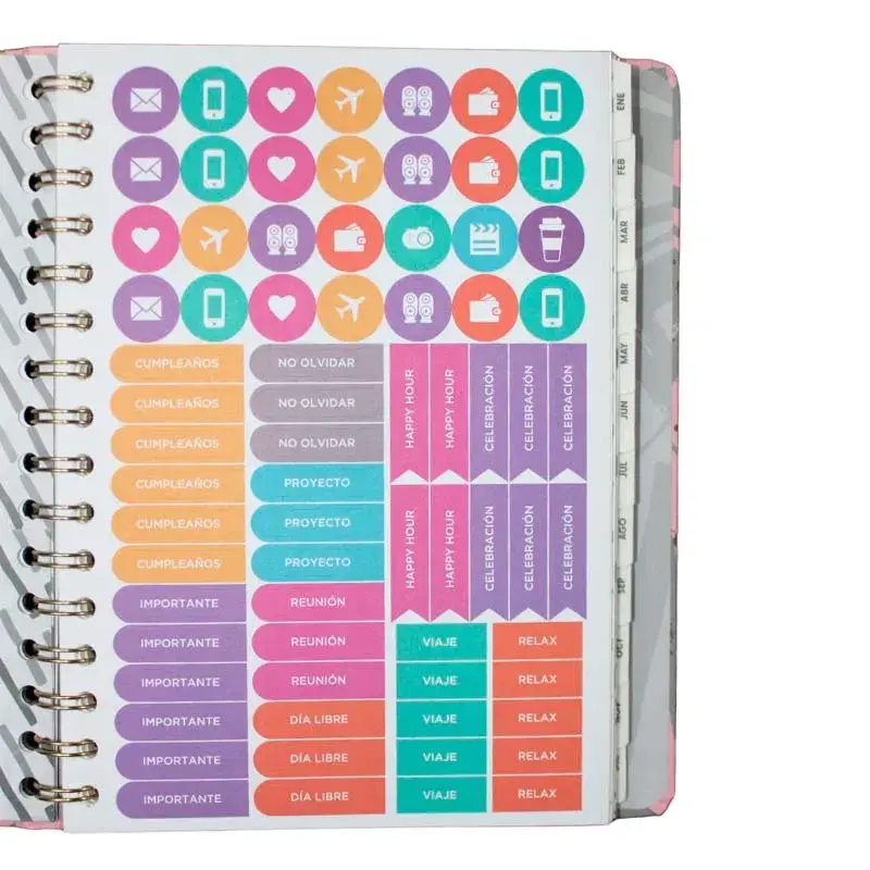 Planner Classic Con Espiral Recubierto 17x22Cm Ascott - Imagen 10