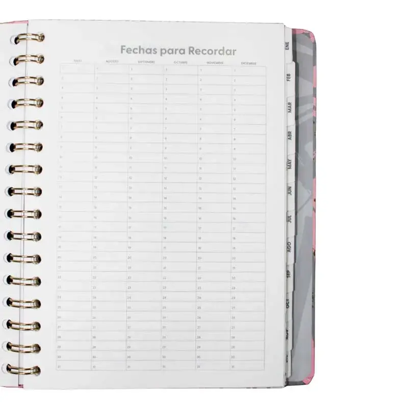 Planner Classic Con Espiral Recubierto 17x22Cm Ascott - Imagen 9