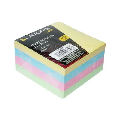 Notas Adhesivas 75X75Mm Pastel 400Hj Lavoro
