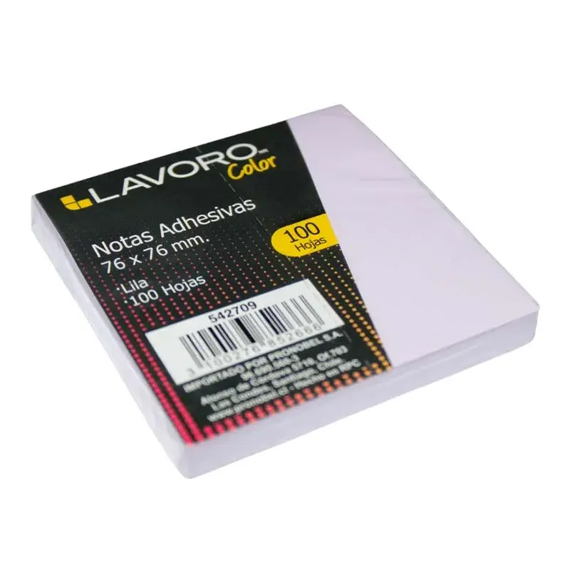 Nota Adhesiva 75x75Mm 100Hjs Lavoro - Imagen 3