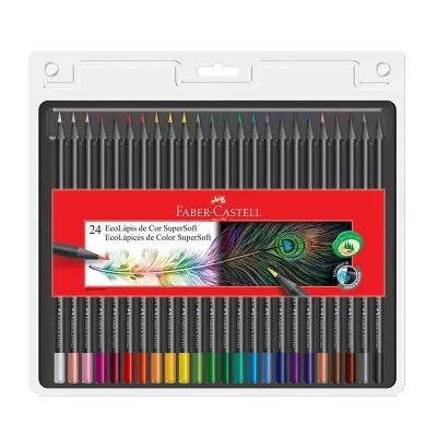 Ecolápiz Supersoft 24Col Faber Castell