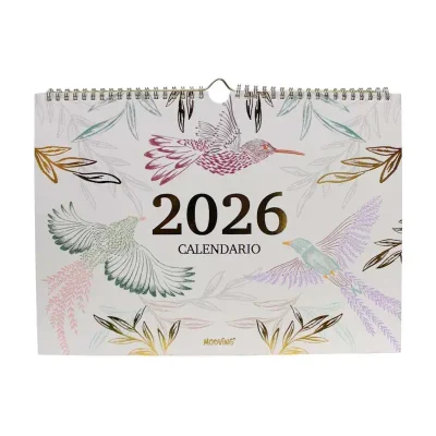 Calendario 2026 Floral 35x25 Mooving