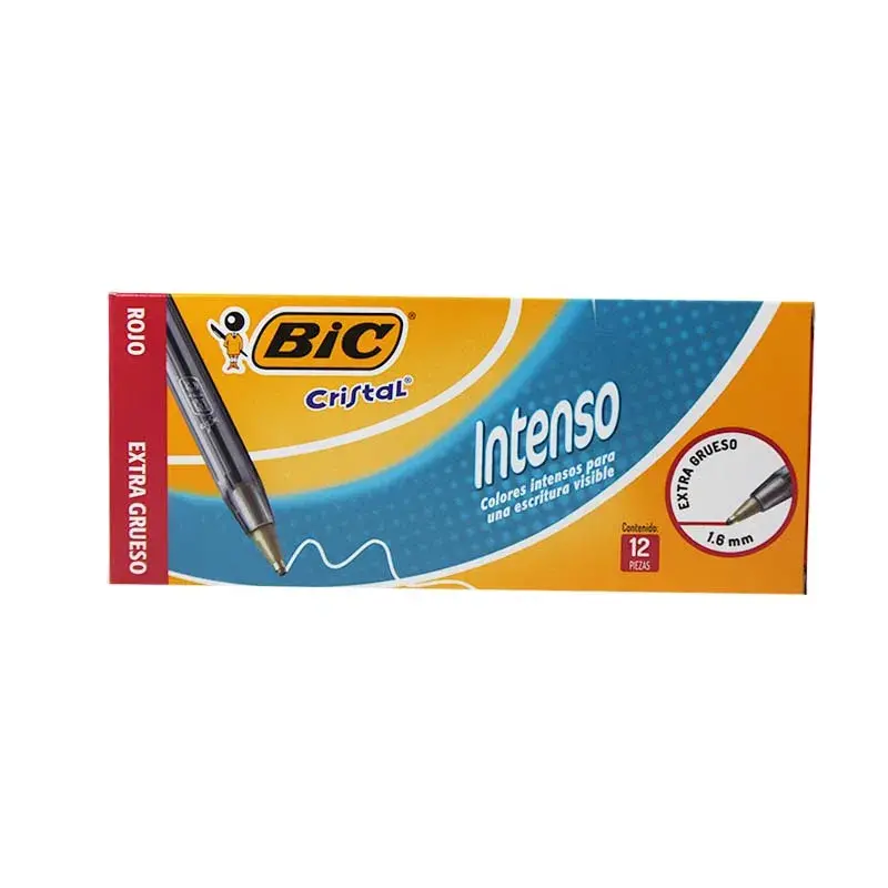 BolĂgrafo 1.6 Intenso Extra Grueso Bic Rojo - Imagen 2