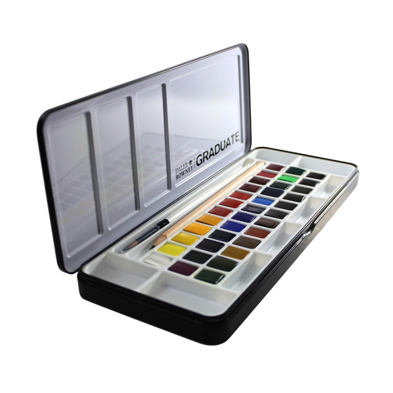 Acuarela 36Col Lata Negra Graduate Daler Rowney - Imagen 3