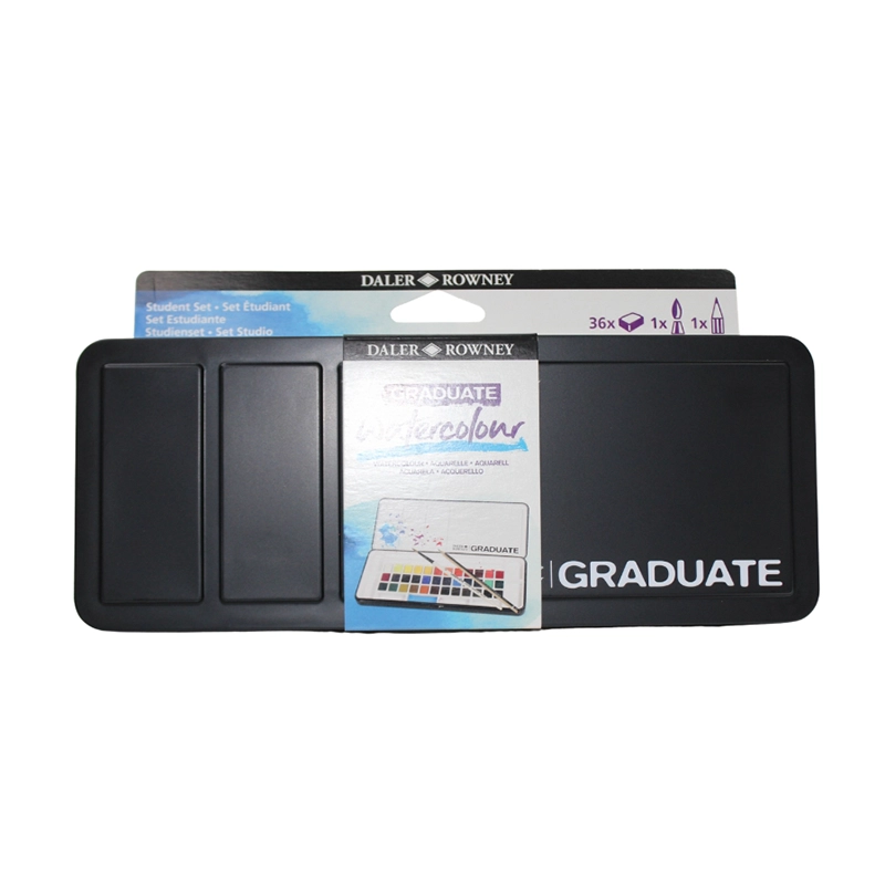 Acuarela 36Col Lata Negra Graduate Daler Rowney