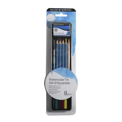 Set Lápices Watercolor Tin Simply Lata 8Un Daler Rowney