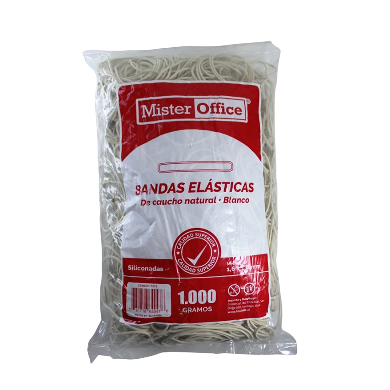 Elástico 1 Kilo Blanco Mister Office
