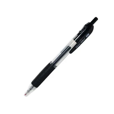 Lápiz Gel Grip Retractil 0.7Mm Mister Office Negro