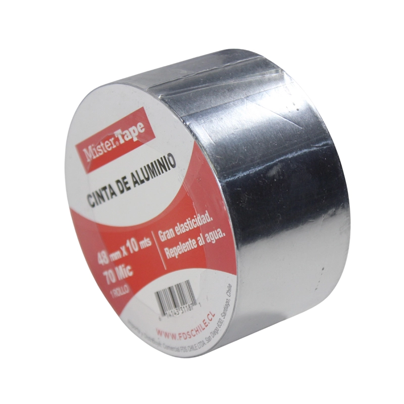 Cinta Alto Poder Aluminio 48Mm x10Mt Mister Office