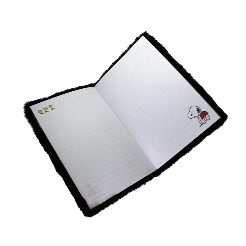 Libreta A5 Linea 80Hj Tapa Bordada Maw Snoopy - Imagen 2