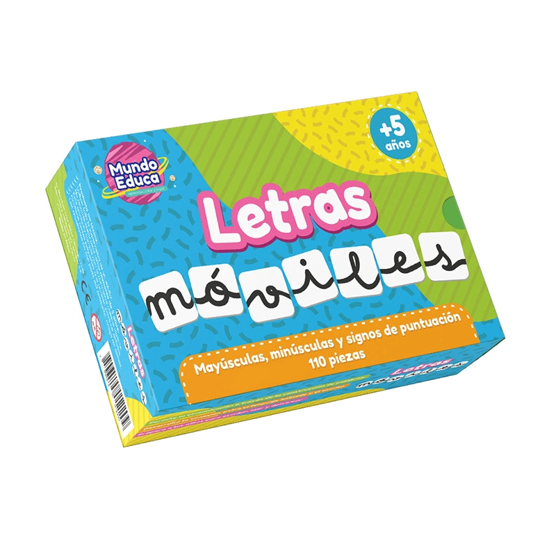 Letras Móviles 110Pza Mundo Educa
