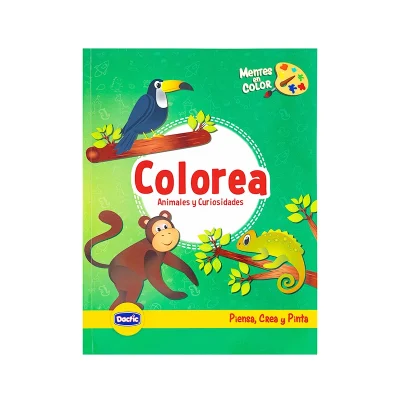 Libro Para Colorear Animal Y Curiosidades Creative