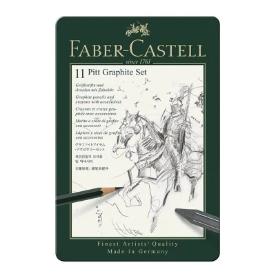 Set Lápiz Pitt Graphite Matt 11Pza Faber Castell