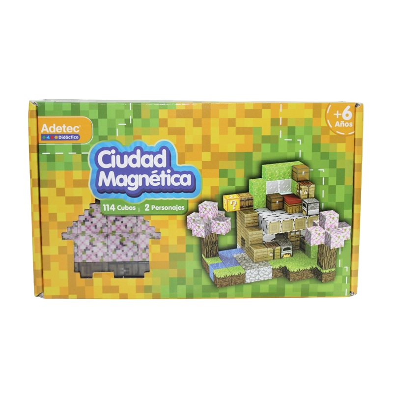 Ciudad Magnética 144 Cubos 2 Per Adetec