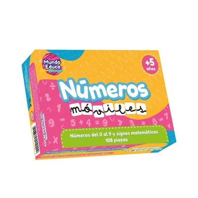 Número Móviles 0 Al 9 y Signos Matemáticos 108Pza Adetec
