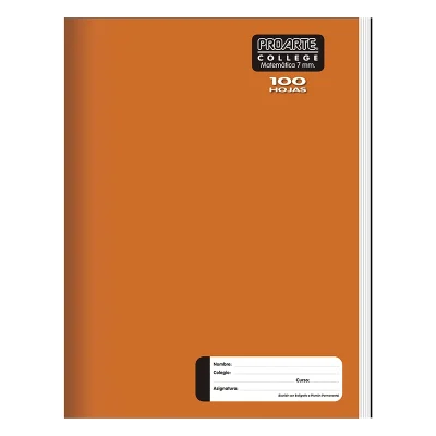 Pack 10 Cuaderno College 7Mm 100Hjs Proarte
