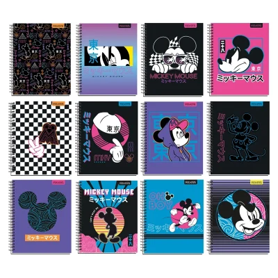 Pack 10 Cuadernos Universitarios 7Mm T/D Mickey Juvenil Proarte