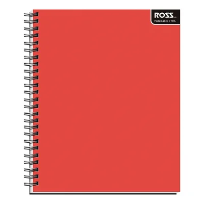 Pack 10 Cuaderno Universitario 7Mm D/E Liso Ross