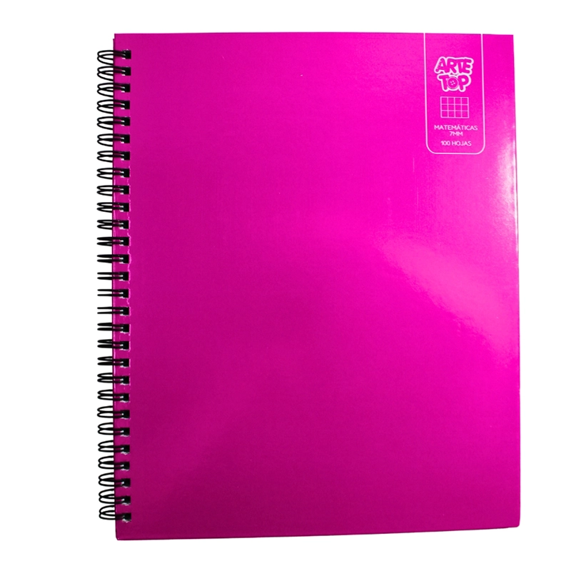 Pack 10 Cuaderno Universitario 7Mm T/Ext/Dura Col Surt Arte Top - Imagen 4