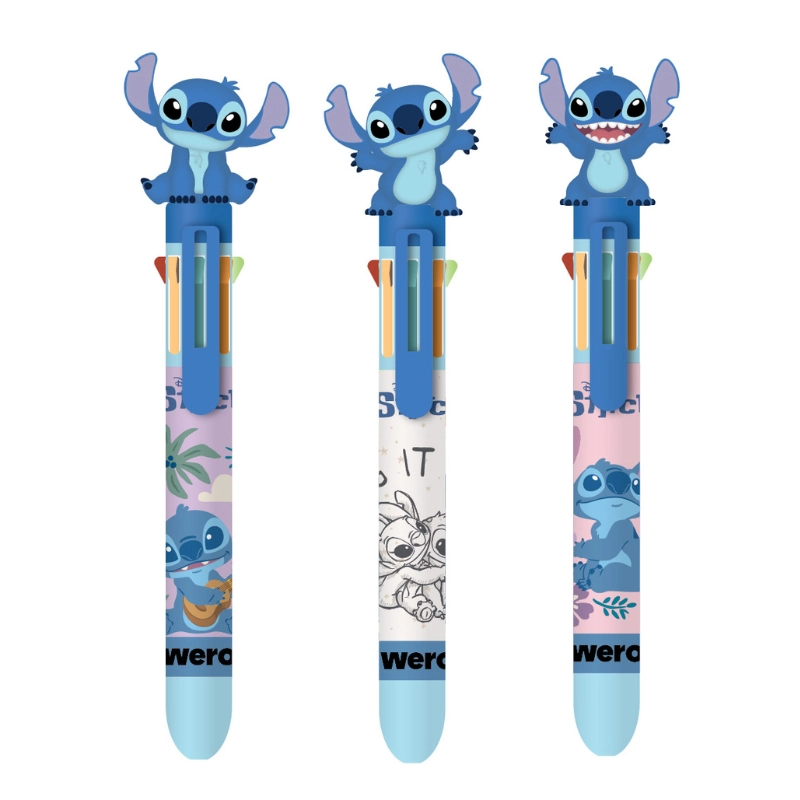 BolĂgrafo Multicolor 8 Colores Stitch