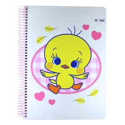 Cuaderno Carta Looney Tunes Gokko 3 Materias 105 Hjs