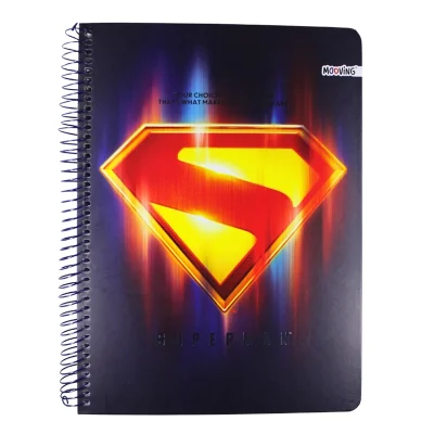 Cuaderno Carta Superman 3 Materias 105 Hjs