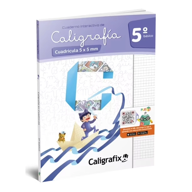 Cuaderno Caligrafix 5To Básico 5Mm Cuadrícula