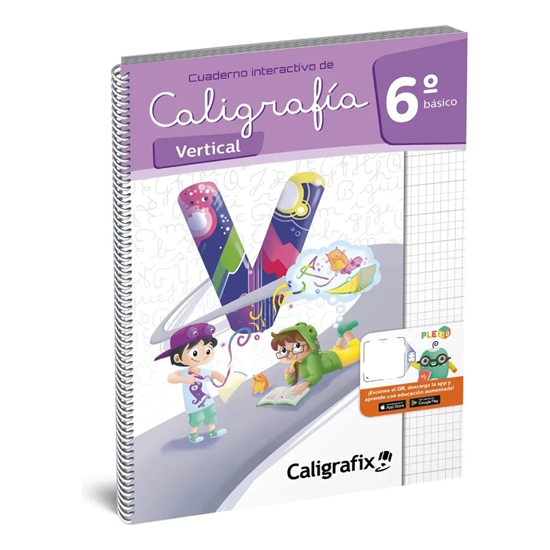 Cuaderno Caligrafix 6To Básico Vertical