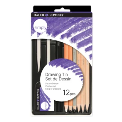 Set Lápices Drawing Simply Lata Daler Rowney