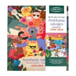 Block Para Colorear Aventuras Salvajes 20x20cm Artel