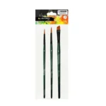 Set Pincel 3un 2 Redondos 1 Biselado Artel