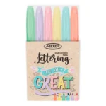 Marcador Lettering Artel 6 Col. Pastel