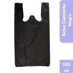 Bolsa Camiseta 28X35 Negra