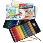 Set 56 Lápices Color+2Graf Robot Caja Metal Bruynzeel - Imagen 2