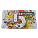 Set 56 Lápices Color+2Graf Caja Metal Bruynzeel