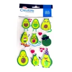 Sticker Goma Eva Adhesiva Palta Adix