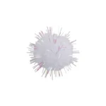Pompones Glitter Blanco 25Un Creative - Imagen 3