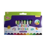 Lápices Cera 12 Jumbo Adix